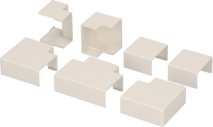Inofix Connecteurs Plasfix 21x11.5mm assortis 7 pièces (Conduit, 21 cm)