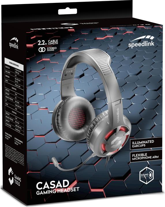 Actual product image Speedlink CASAD Gaming Headset (Cable)