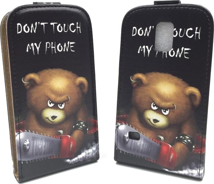 Produktbild König Design Handyhülle für Samsung Galaxy S5 / S5 Neo Schutztasche Wallet Cover Case Schwarz (Samsung Galaxy S5 Neo, Samsung Galaxy S5)