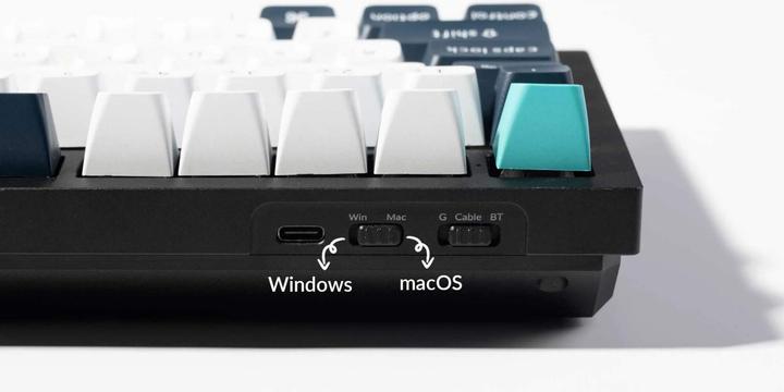 Produktbild Keychron Q3 Max Wireless Mechanical Keyboard, Jupiter Brown Schalter (US, Kabellos, Kabelgebunden)