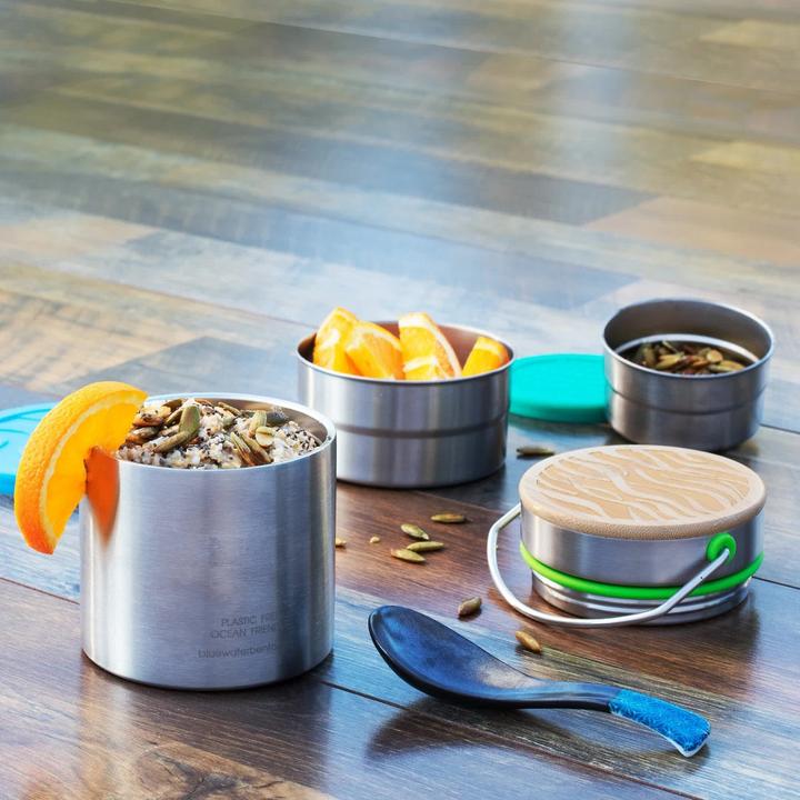 Image du produit ECOlunchbox Blue Water Bento Insulated Canister (Bento eau bleue)
