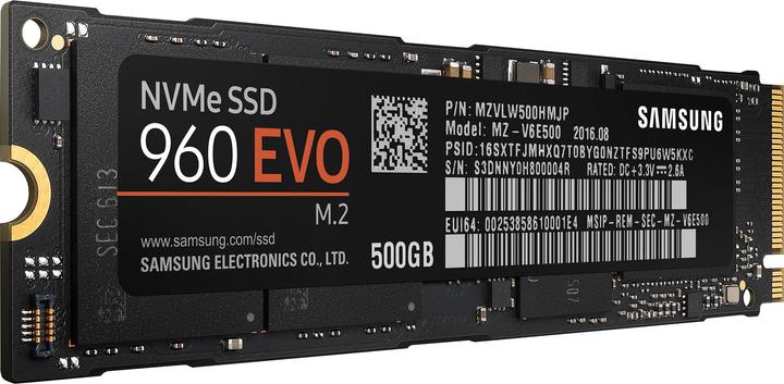 Produktbild Samsung 960 Evo (500 GB, M.2)