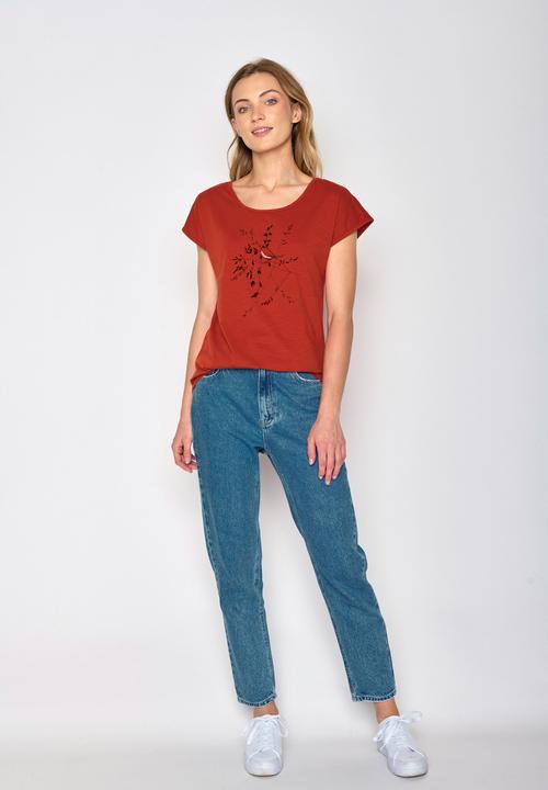Actual product image Greenbomb Women's Animal Bird Branch Cool T-Shirt (XL)