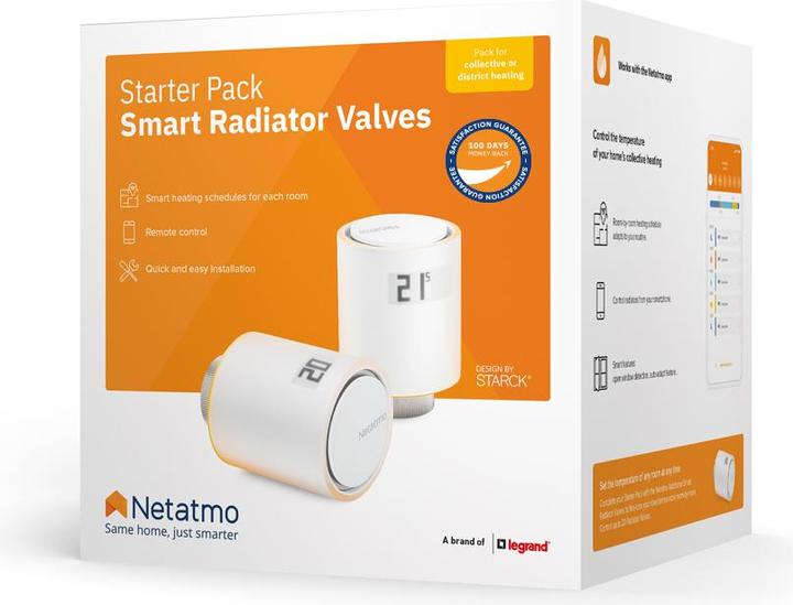 Produktbild Netatmo Smarte Heizkörperthermostate Starterpaket