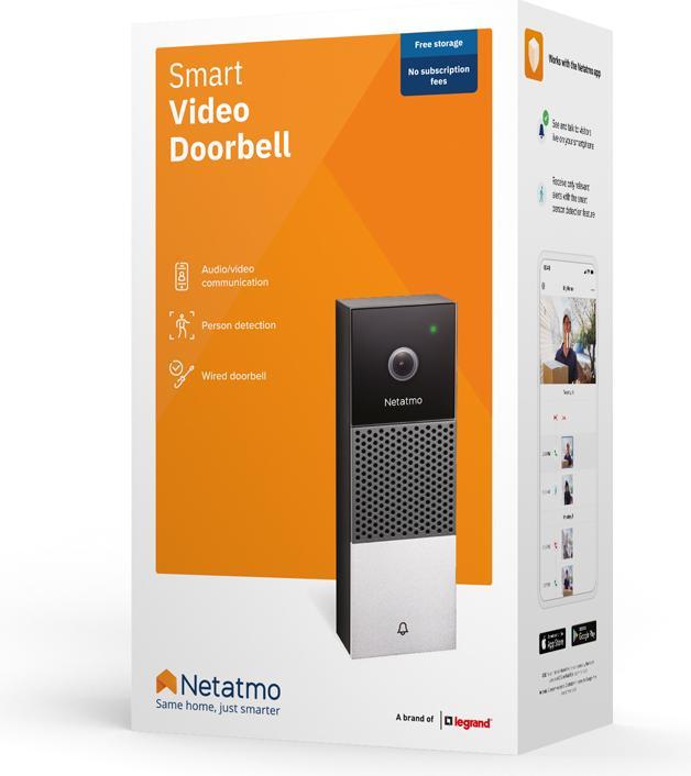 Image du produit Netatmo Sonnette vidéo connectée (WiFi)
