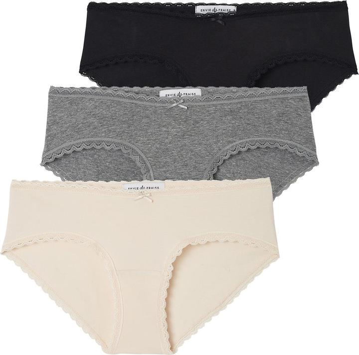 Actual product image Envie de Fraise Bio-Kollektion: 3er-Pack Umstands-Shortys (40, pack of 3)