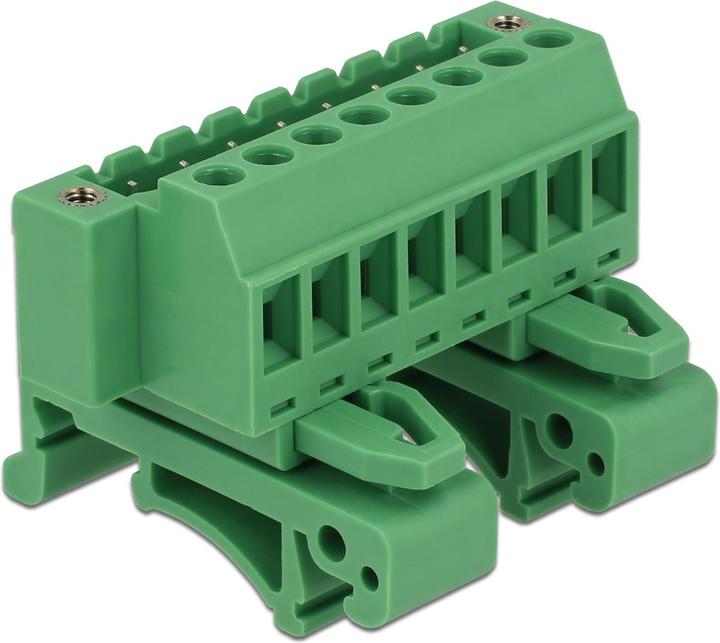 Actual product image Delock Terminal block set for top hat rails (Rackmount kit)