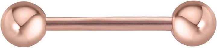 Bijouteria Zungenpiercing (Chirurgenstahl 316L, PVD Beschichtung (goldfarbig))