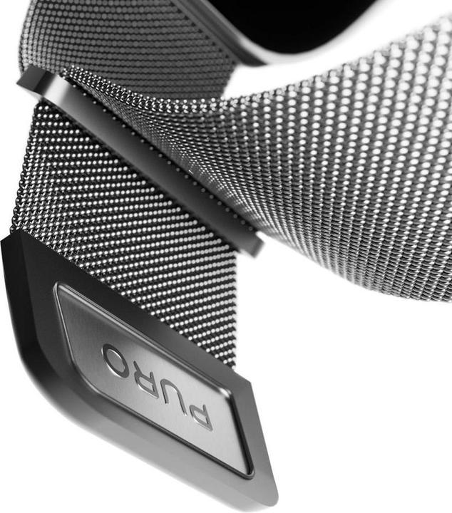 Immagine prodotto Puro Cinturino a maglia milanese per Apple Watch 42-44-45-49 mm (45 mm, 44 mm, 42 mm, 49 mm, Acciaio inossidabile)