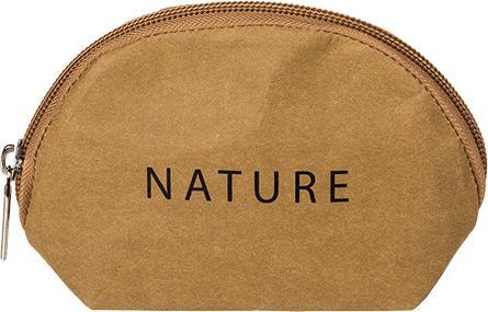 Bekos Kleine Geldbörse Nature aus waschbarem Papier mit Reissverschluss