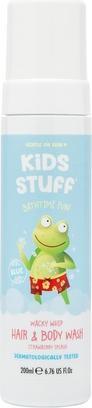 Kameja Cosmetics Kids Stuff Blue Wacky Whip Schäumendes Haar- und Körperwaschmittel mit Erdbeerduft 200ml (200 ml)