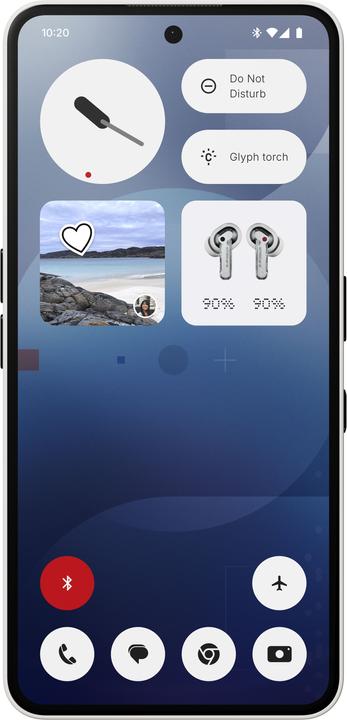 Productafbeelding Nothing Telefoon (3a) (128 GB, Wit, 6.77", Dubbele SIM, 50 Mpx, 5G)