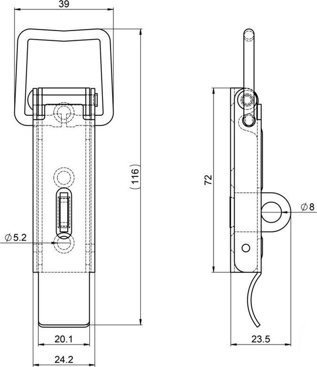 Actual product image Webi Crate latches (Crate locks, 1 pcs.)