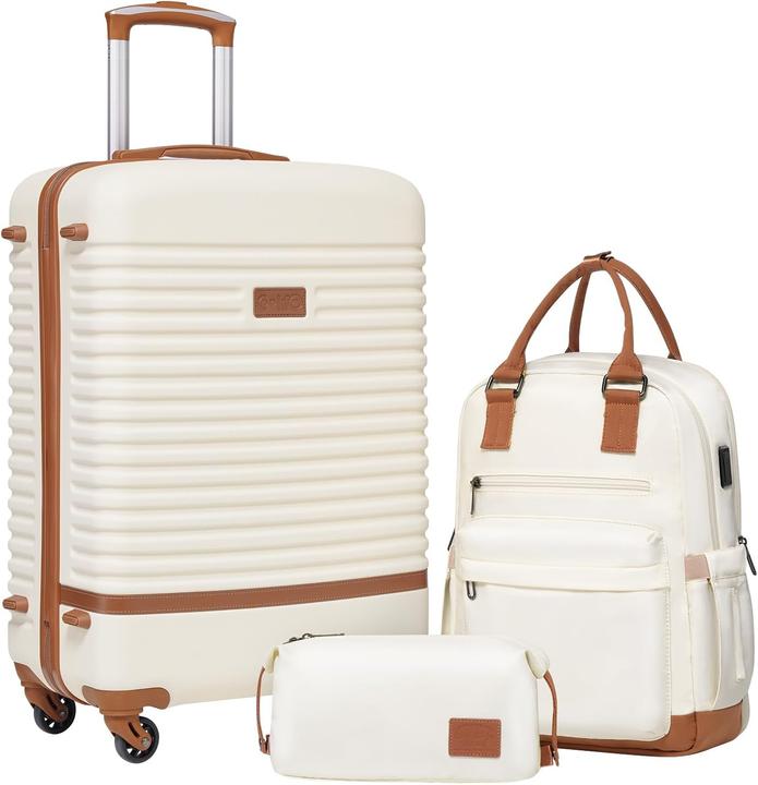 Coolife 3-teiliges Kofferset (M (50 - 90l))