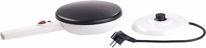 Produktbild Rosenstein & Söhne Kabelloser Crêpes-Maker, Anti-Haft, Temperatur-Automatik, 20 cm, 800 W