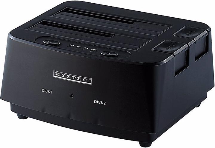 Image du produit Xystec Station d'accueil USB 3.0 pour disques durs et SSD SATA, avec fonction de clonage. (2.5")