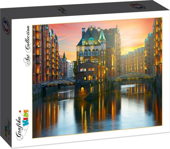 Produktbild Grafika Kids Deutschland Edition - Hamburg, Alte Speicherstadt (12 Teile)