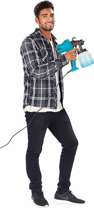 Produktbild AGT Elektrische Farbspritzpistole für Möbel und Türen, 450 Watt, 800 ml