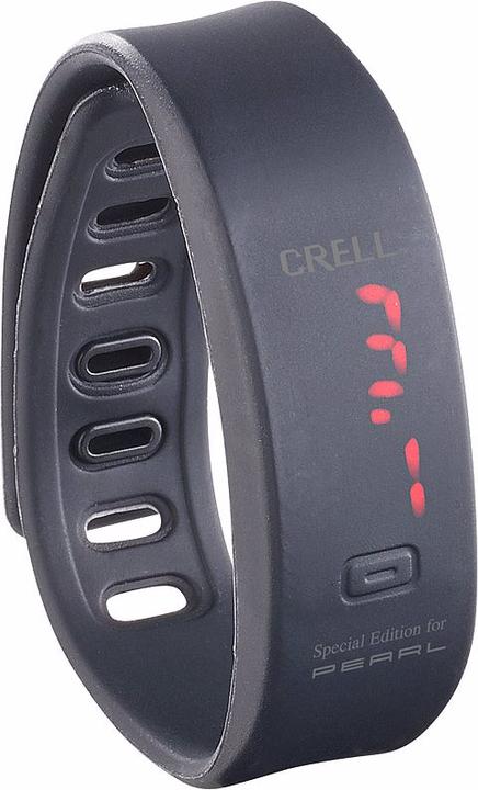 Produktbild Crell Digitale Sport-Uhr mit LED-Display und Silikon-Armband (Digitaluhr)