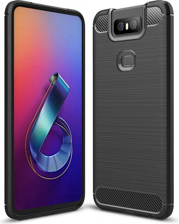 Immagine prodotto Screenguard Asus ZenFone 6 Cover Carbon Brushed Soft TPU (Asus Zenfone 6)
