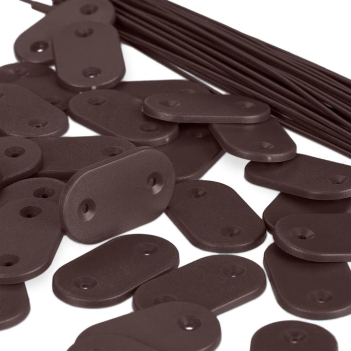 Image du produit Relaxdays 52 pcs. fixation pare-vue (10 cm)