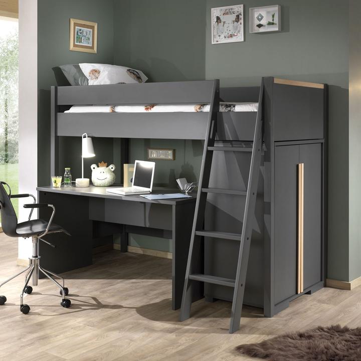 Immagine prodotto Vipack Letto a mezza altezza London 3 pezzi (90 x 200 cm)
