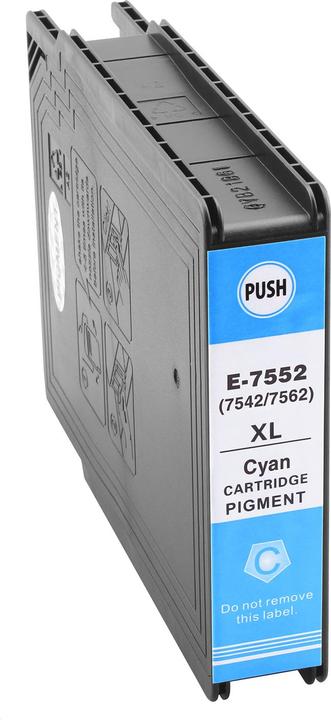Image du produit Plutoos Epson T7552 Cartouche XXL compatible, Cyan C 13 T 755240 (C)