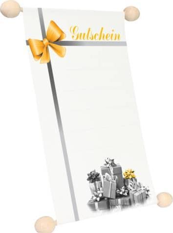 Produktbild Rnk Idee & Stil "Gutschein" neutral mit Schleife, DIN A5 (A5)