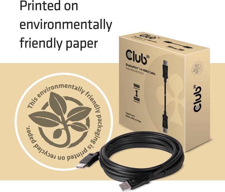 Produktbild Club 3D DisplayPort 1.4 HBR3 (4 m, DisplayPort)