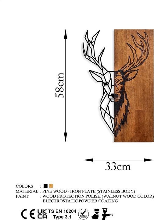 Produktbild Wallxpert Deer Whisper (33 x 58 cm)
