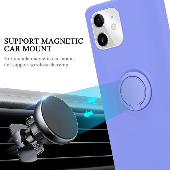 Productafbeelding Cadorabo TPU Vloeibare Ring Silicone Hoesje (Apple iPhone 11)