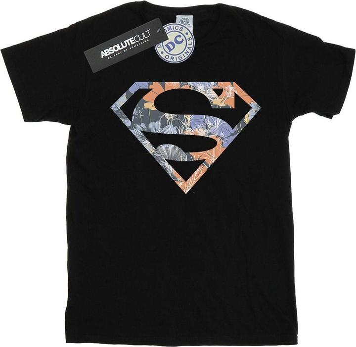 Superman Floral Logo 2 TShirt Jungen