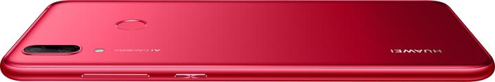 Actual product image Huawei Y7 2019 coral red (32 GB, Red, 6.26", Hybrid Dual SIM, 13 Mpx, 4G)