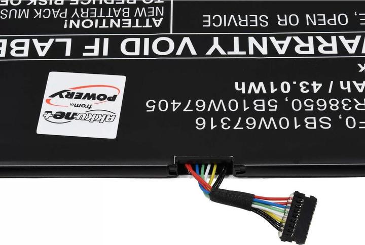 Produktbild AccuCell Akku Lenovo xiaoxin Air 13, IdeaPad S530-13IWL, Typ L17C4PF0 (2800 mAh)