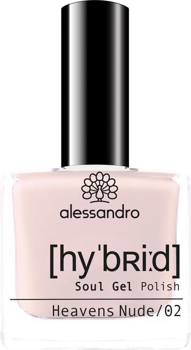 Alessandro Nagellack Hybrid 102 Heavens Nude (102 Heavens Nude, Gel-Effekt Nagellack)