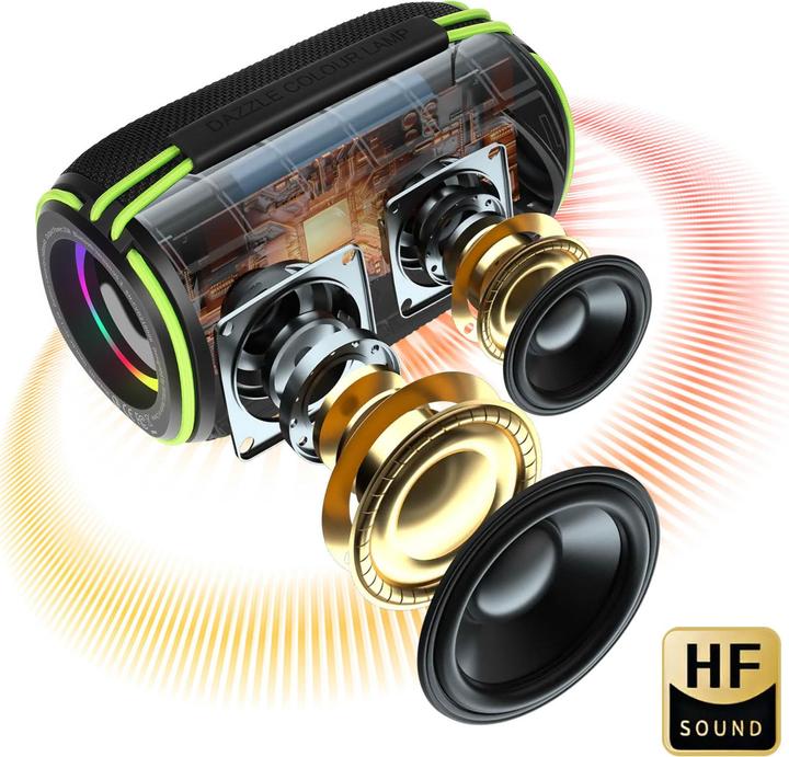 Actual product image Wiwu Bluetooth speakers - Wireless Bluetooth Speaker Thunder H5 (8 h)