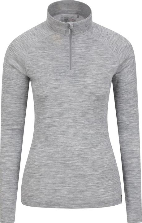 Immagine prodotto Mountain Warehouse Top termico donna/donna in lana merino con collo a cerniera (36)