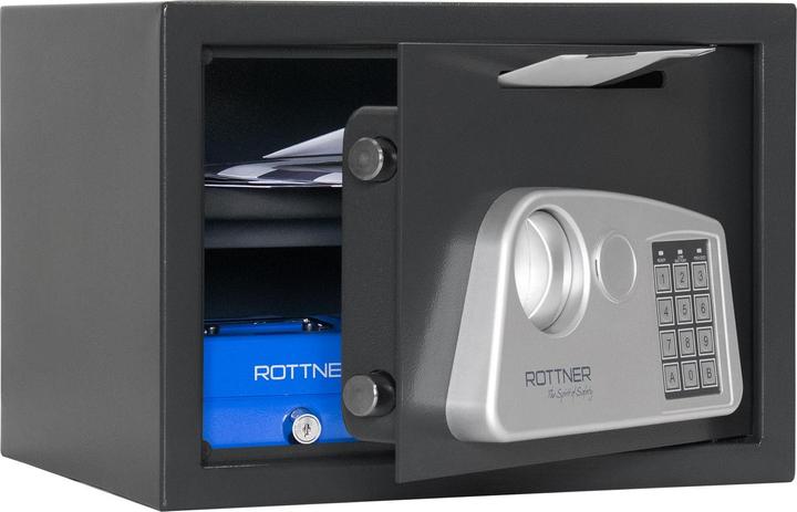 Actual product image Rottner Furniture safe Jupiter 3 slot electronic lock (18.09 l)