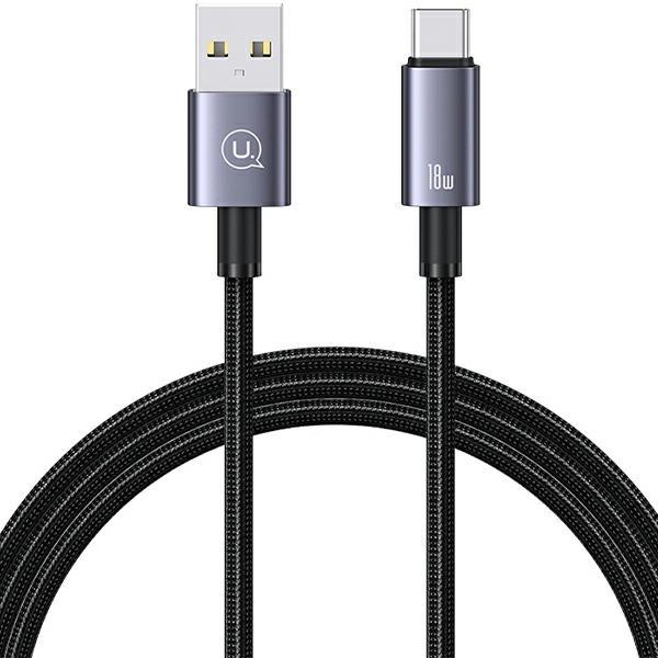 Image du produit Usams Câble USB na USB-C 3A 1,2m Fast Charging stalowy/tarnish SJ663USB01 (US-SJ663) (1.20 m, USB 3.2 Gen 1)