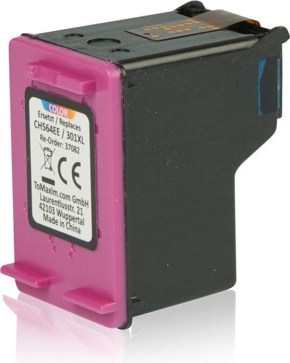 Produktbild Inkadoo Druckerpatronen kompatibel zu HP CH564EE / 301XL XL Druckkopfpatrone, color Farbe (Color)