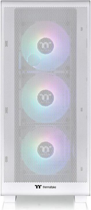 Actual product image Thermaltake S250 TG ARGB Snow White (Mini-ITX, mATX, ATX)