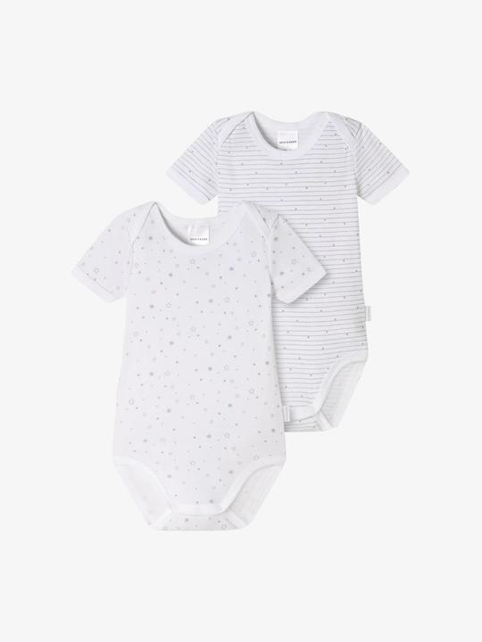 Actual product image Schiesser Children's bodysuit white/small patterned (92)