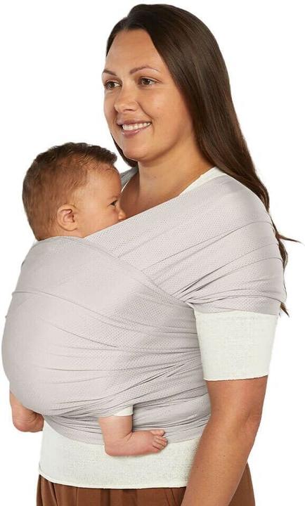 Actual product image Ergobaby Aura Mesh Baby Wrap, soft grey
