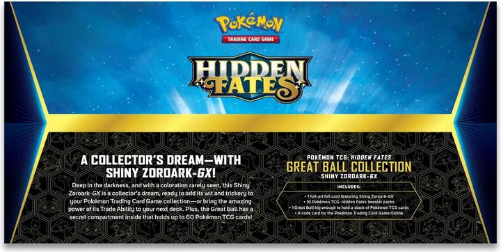 Actual product image Pokémon Hidden Fates (English, Box Set & Collection)