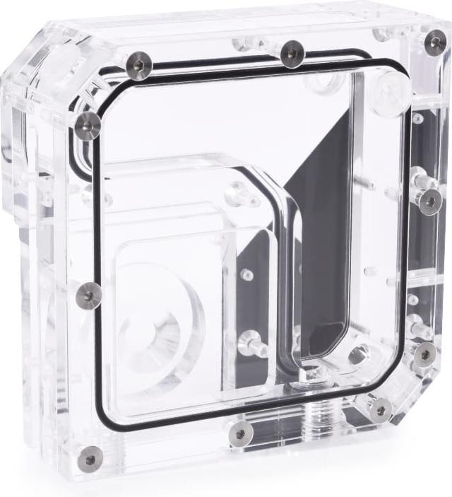 Actual product image Alphacool Rise Flat Reservoir DDC expansion tank