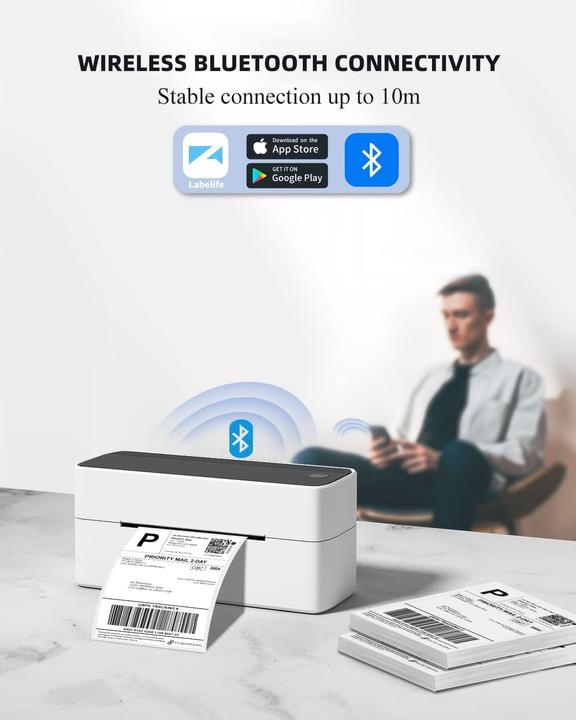 Image du produit Phomemo PM241 mit Bluetooth BLA/WHI (203 dpi)