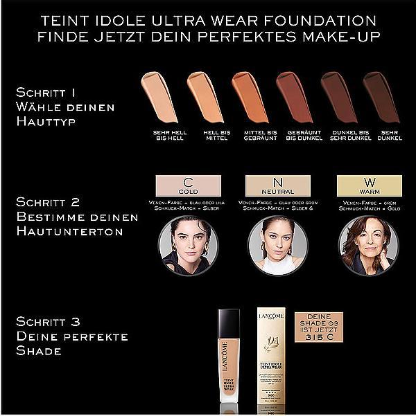 Actual product image Lancôme Complexion Idole Ultra Wear 515W (Camel)