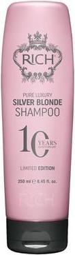 Immagine prodotto Rich Pure Luxury Silver Blonde Shampoo viola per bionde platino sbiancate argento grigio cenere a (Shampoo liquido)