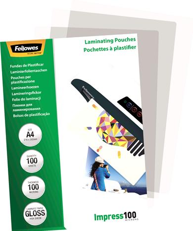 Immagine prodotto Fellowes Impronta 100 (A4, 100 Pezzo/i, 100 µm)