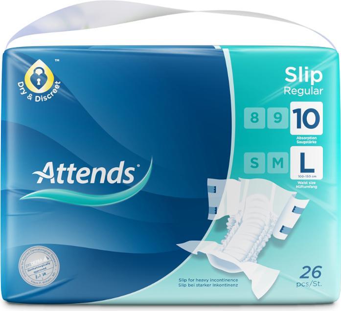 Produktbild Attends Slip 10 Regular (26 x, Large)